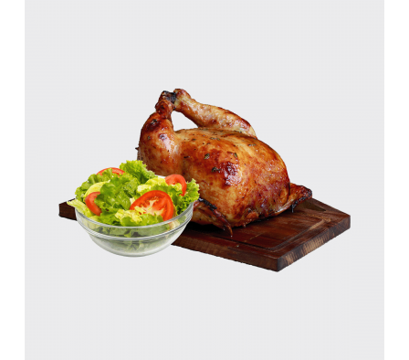 COMBO POLLO ASADO CON ENSALADA MIXTA