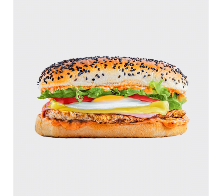 SANDWICH DE LOMIPOLLO CON HUEVO