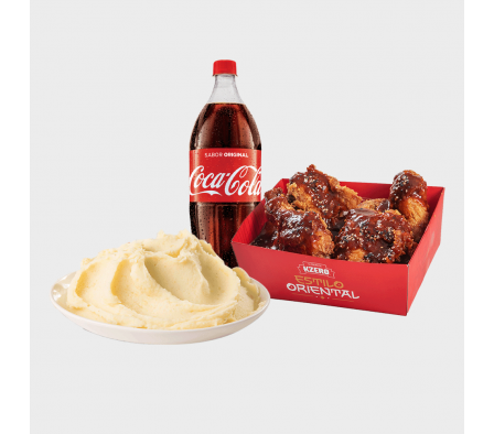 COMBO POLLO FIRTO ORIENTAL X 4 CON PURE