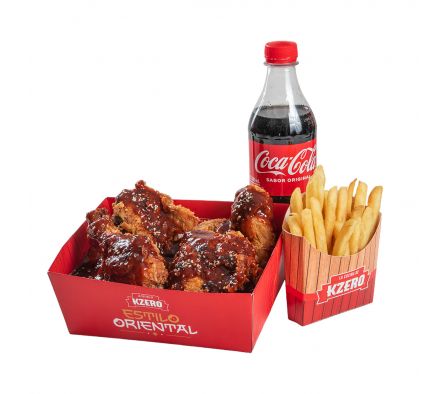 COMBO POLLO FRITO ORIENTAL X 4 CON PAPAS